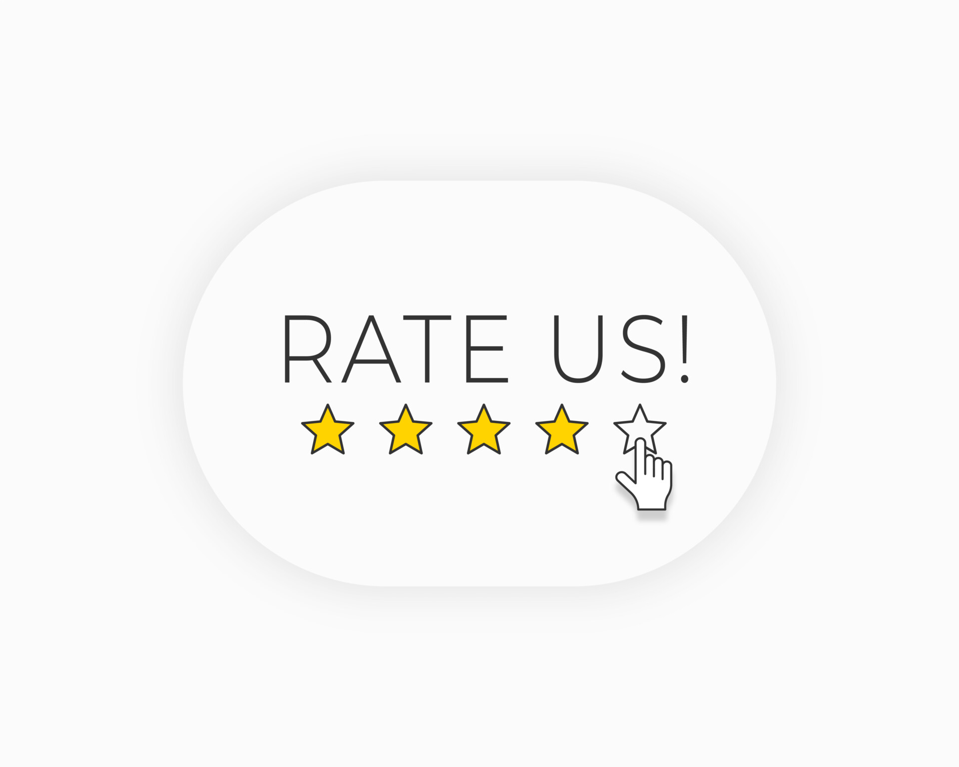 5 star rating and review background score us high